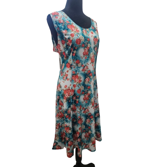 NWT Tam Ware Sleeveless Floral Fit and Flare Dress XXL - Picture 6 of 11